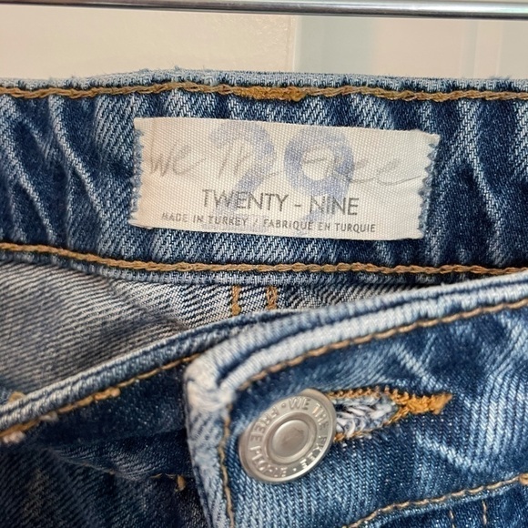 Free people straight high rise distressed jeans 29 - Picture 5 of 9